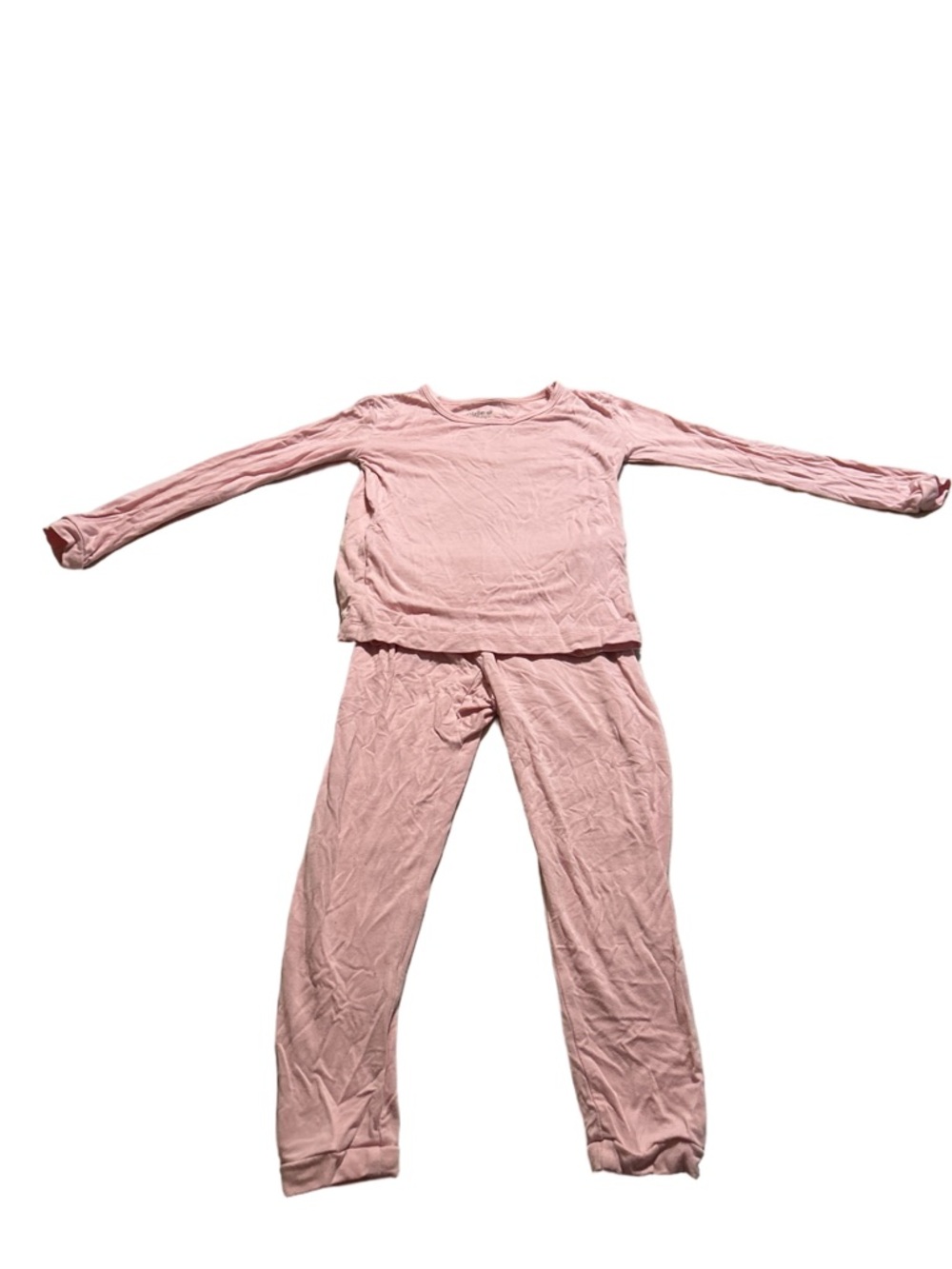 Kyte BABY Pink Crepe Long Sleeve Pyjama Set Size 3T